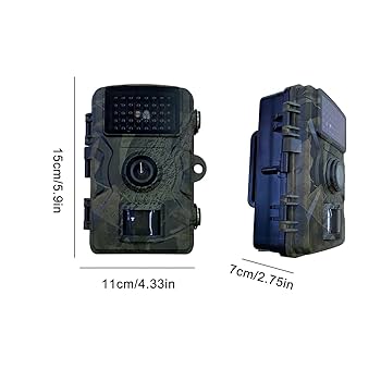 ☆ トレイルカメラ防水IP66ハンティングゲームカメラ3つの赤外線センサー付き Amazon.co.jp: 赤外線ゲームカメラハンティングカメラ1080p IP66